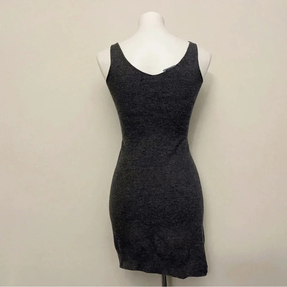 Prada wool sleeveless dress holiday party luxury workwear winter chic bodycon - Picture 3 of 8